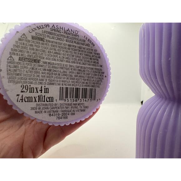 Set of 2 candles by Ashley - Picture 4 of 4